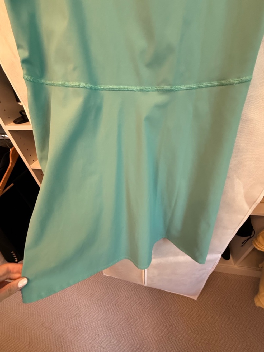Outdoor Voices Mint Green Tennis Racerback Dress- size medium - Picture 7 of 7